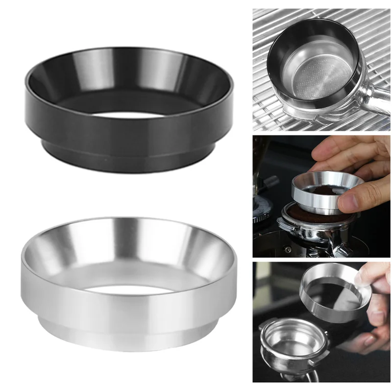 

51mm/58mm Aluminum Magnetic Espresso Coffee Dosing Ring For Brewing Bowls Coffee Tampers Portafilter Powder Tool for Barista