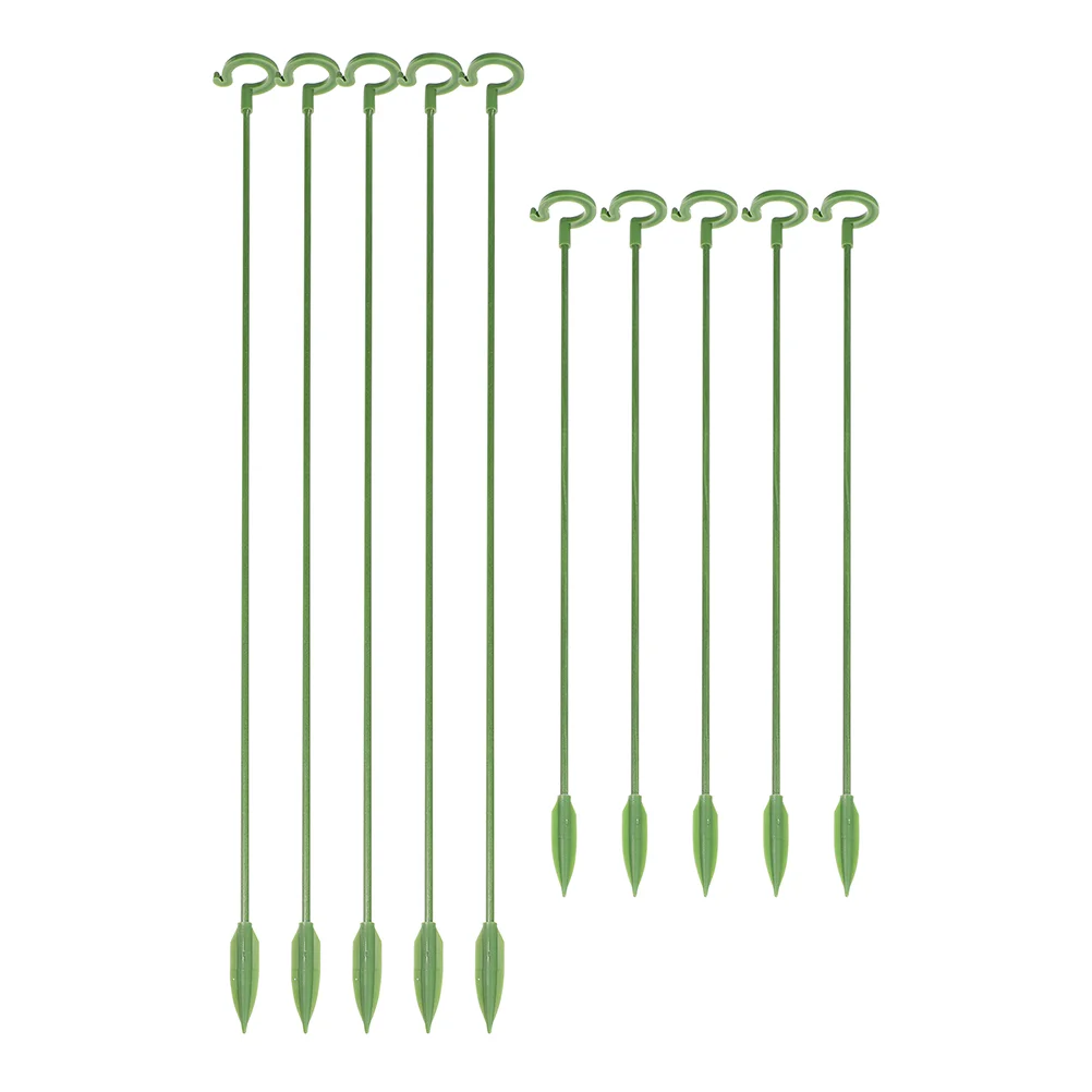 

20pcs Plant Support Stakes Flower Single Stem Support Plant Cage Support Ring