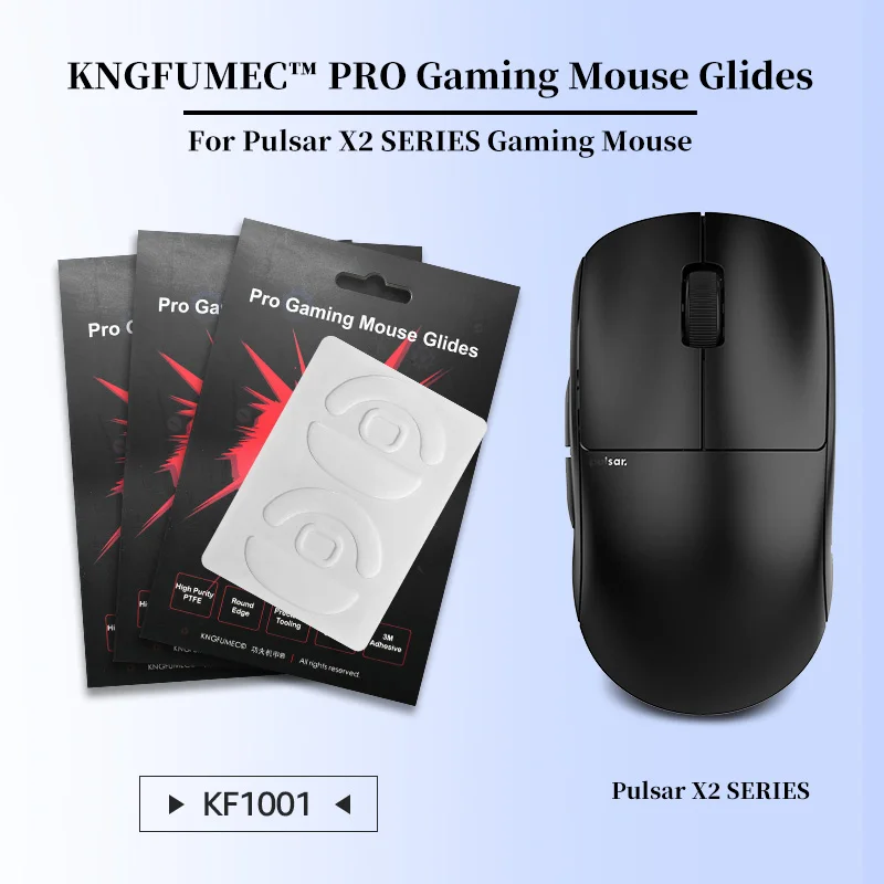 KNGFUMEC 2 комплекта коньков для мыши ножки PRO скользит игровой Pulsar X2 X2v2 X2A X2H