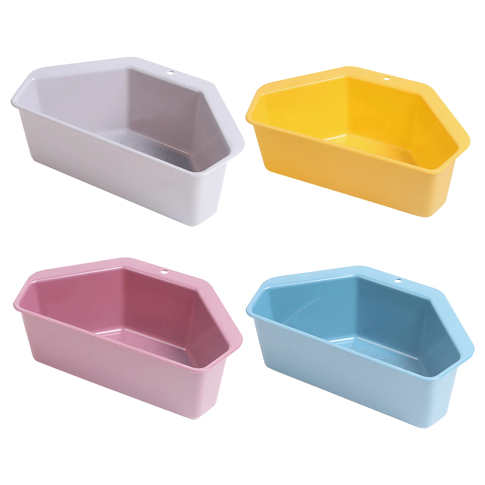 

Sink Strainer Basket Triangular Corner Kitchen Sink Strainer Basket Punch-Free Sinks Strainers For Kitchen Bathroom Organizing