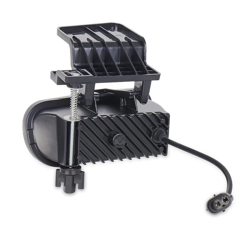 1 пара черных 12 В светодиодных автомобильных противотуманных фар переднего