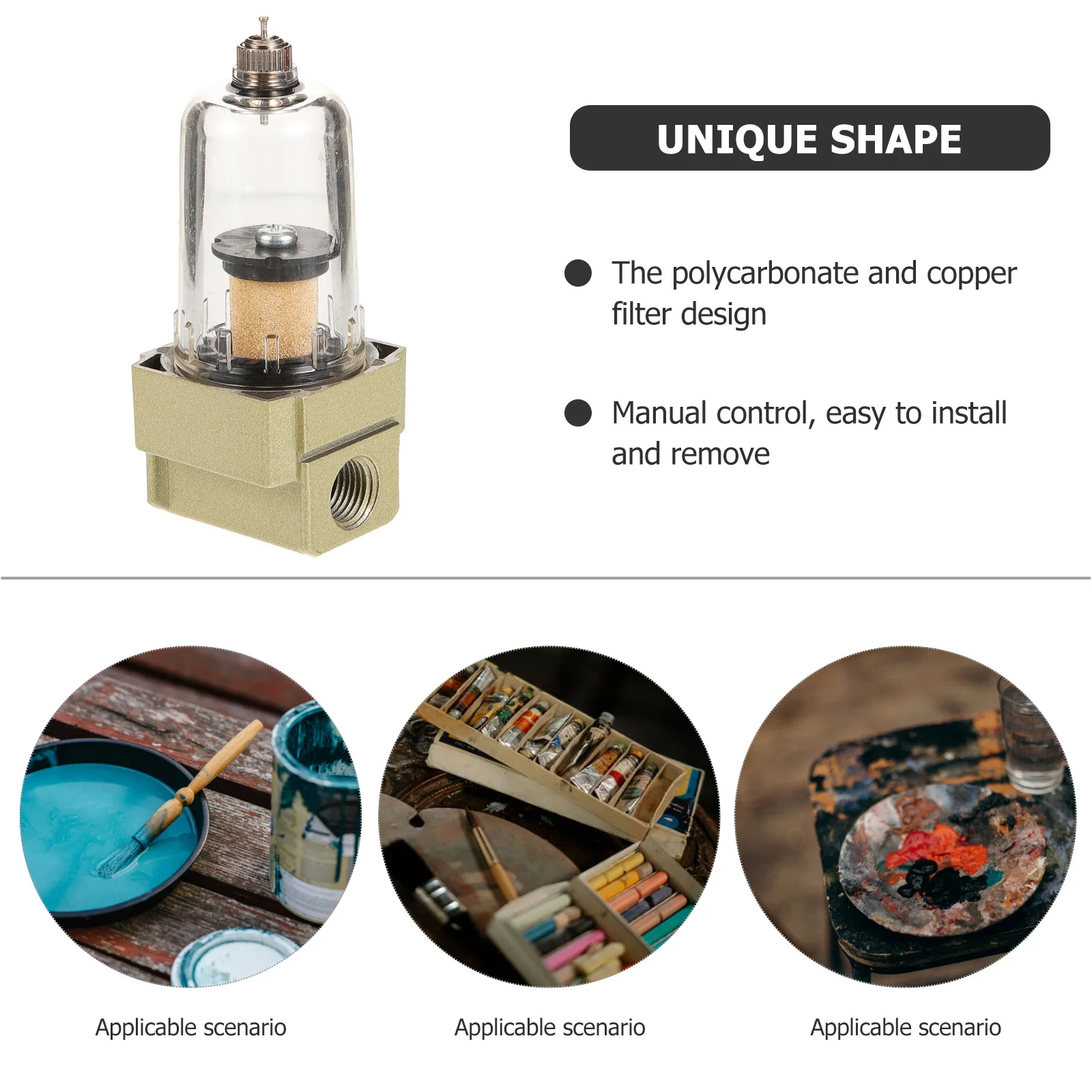 Водоотделитель Воздушный инструмент Компрессор Фильтр Распыление масла