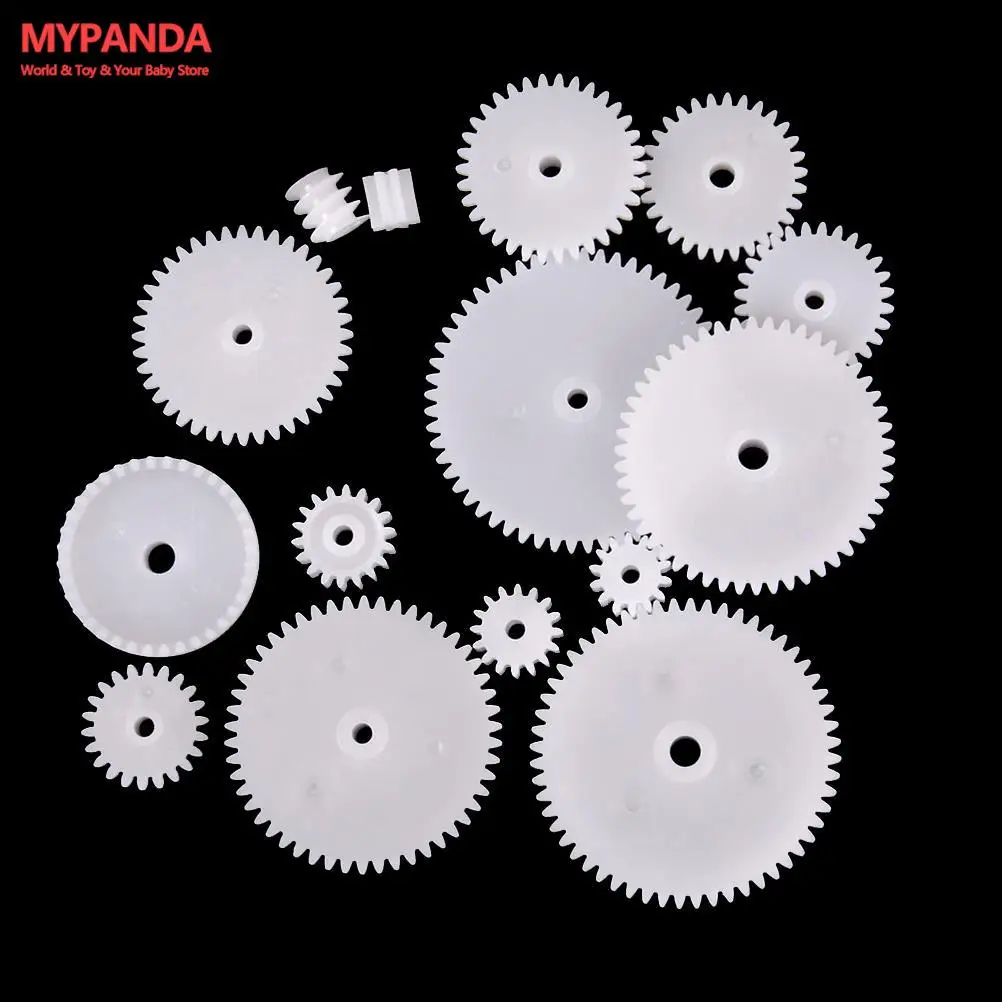 

58 Styles Toothed Wheels WSFS Gears Plastic All Module 0.5 Robot Parts DIY Tools 58Pcs