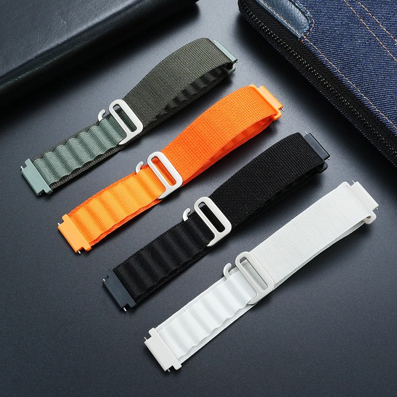 Фото Ремешок Alpine Loop 22 мм 20 мм для Samsung Galaxy Watch 7/6/5/4/3, нейлоновый ремешок для Huawei Watch 5/GT6/GT5/GT4 3 Pro/Amazfit GTR 4/GTS №3