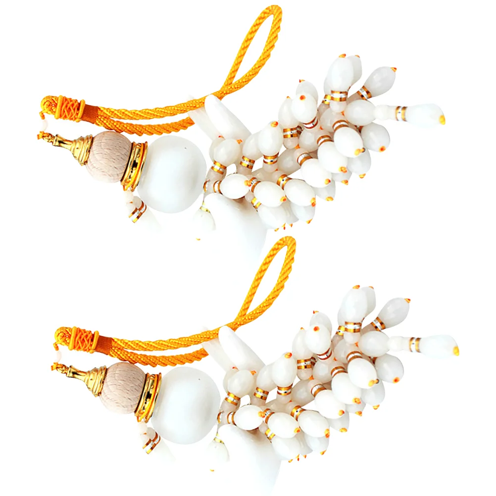 

2pcs Stylish Fashionable Car Ornament Car Pendant Car Decoration Gourd Pendant Hanging Decor