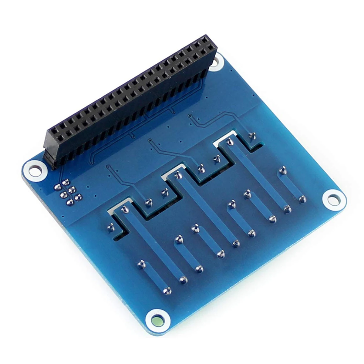Waveshare 5 В 3-канальный релейный модуль Плата расширения Breakout Shield HAT Kit для RPI Raspberry Pi