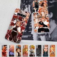 demon slayer rengoku kyoujurou phone case for samsung s21 a10 for redmi note 7 9 for huawei p30pro honor 8x 10i cover
