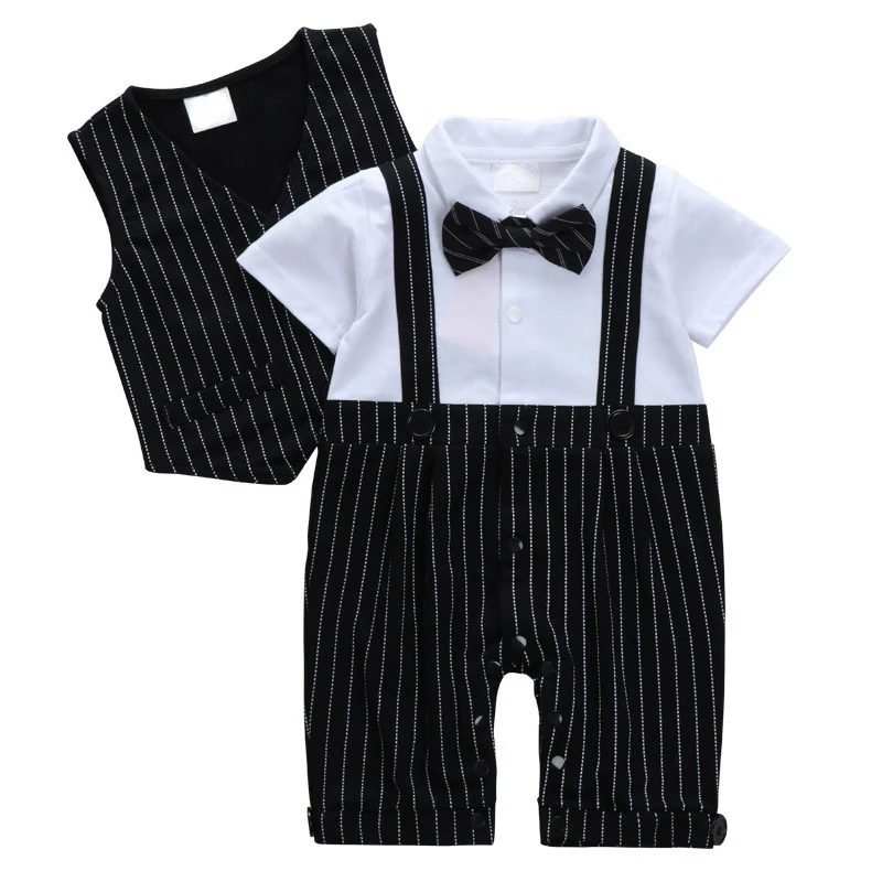 New Boys Clothing Summer Baby Rompers Jacket 2 Pcs Suit Baby Boy Clothes Kids Outfits