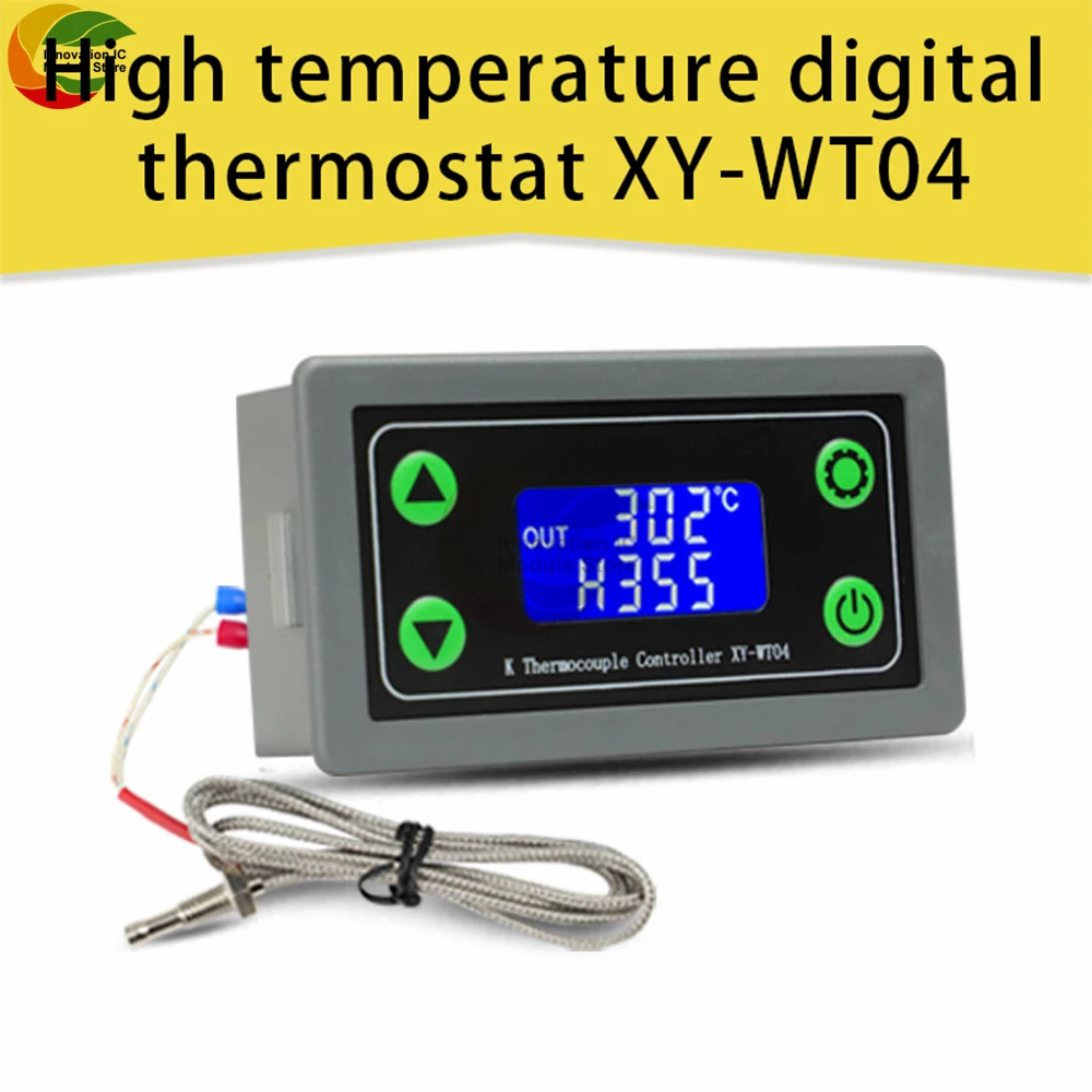 

WIFI remote high temperature digital thermostat K-type thermocouple high temperature controller -99~999 degrees XY-WT04