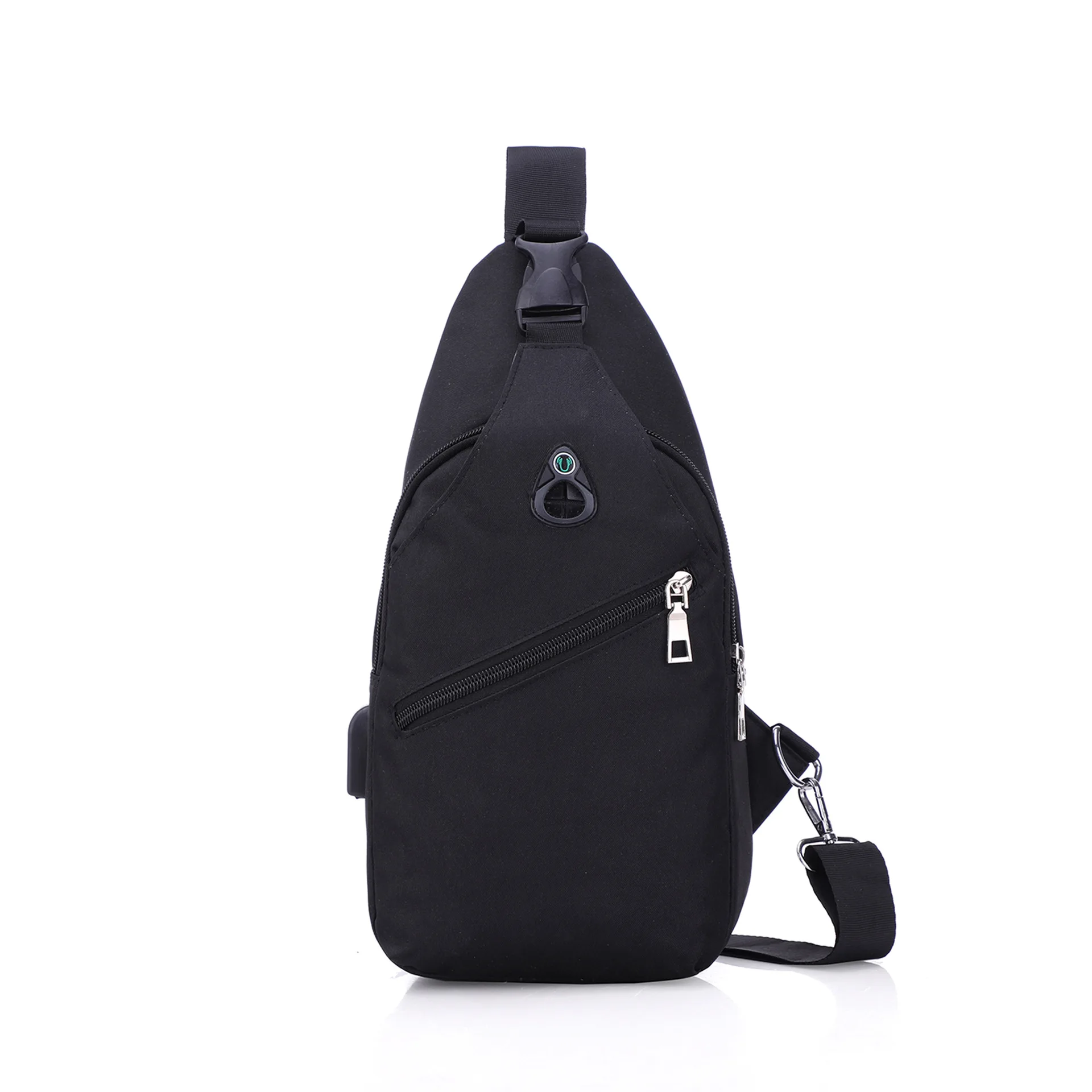 Canvas Men's Chest Bag, Fashionable Casual Outdoor Multi-functional Single Shoulder Crossbody Waist Pack Small Backpack