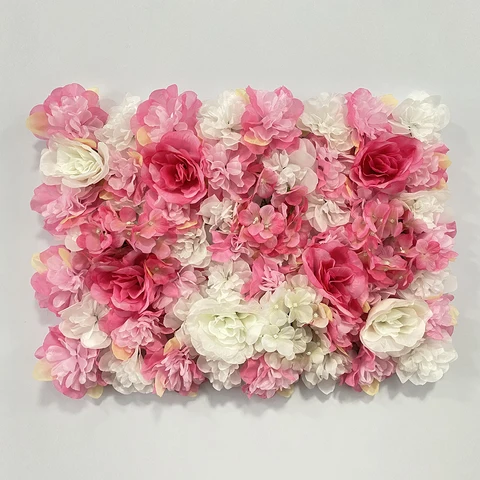 Искусственный цветок 40x60 см, настенное свадебное украшение, пиона, роза, ягода, искусственные цветы, панели, Гортензия, свадебное Рождественское украшение