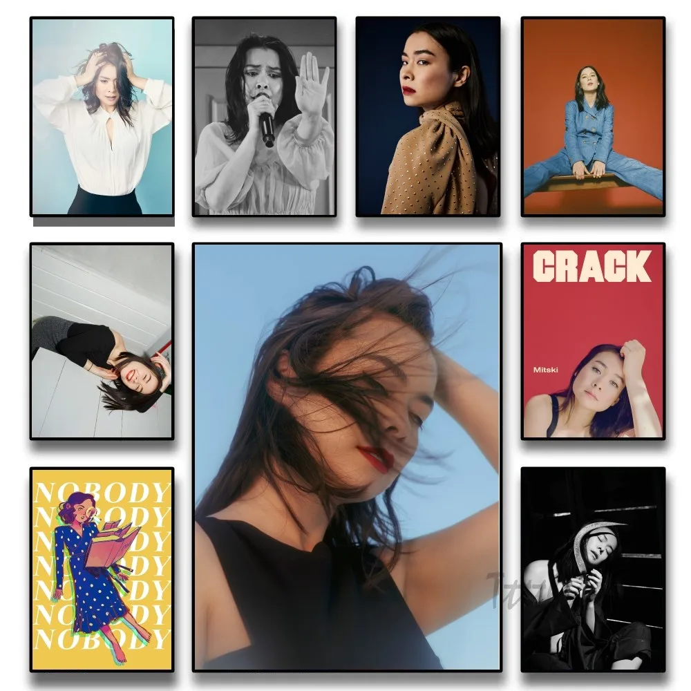 Плакаты в стиле хип-хоп певица мицки наклейки украшение для игровой комнаты