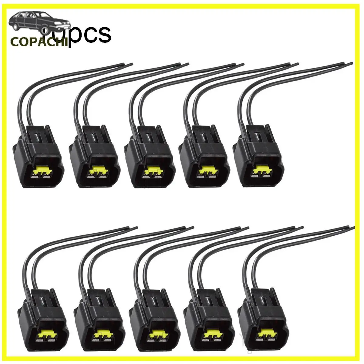 10 шт. автомобильные аксессуары 2-контактный разъем катушки зажигания штекер для