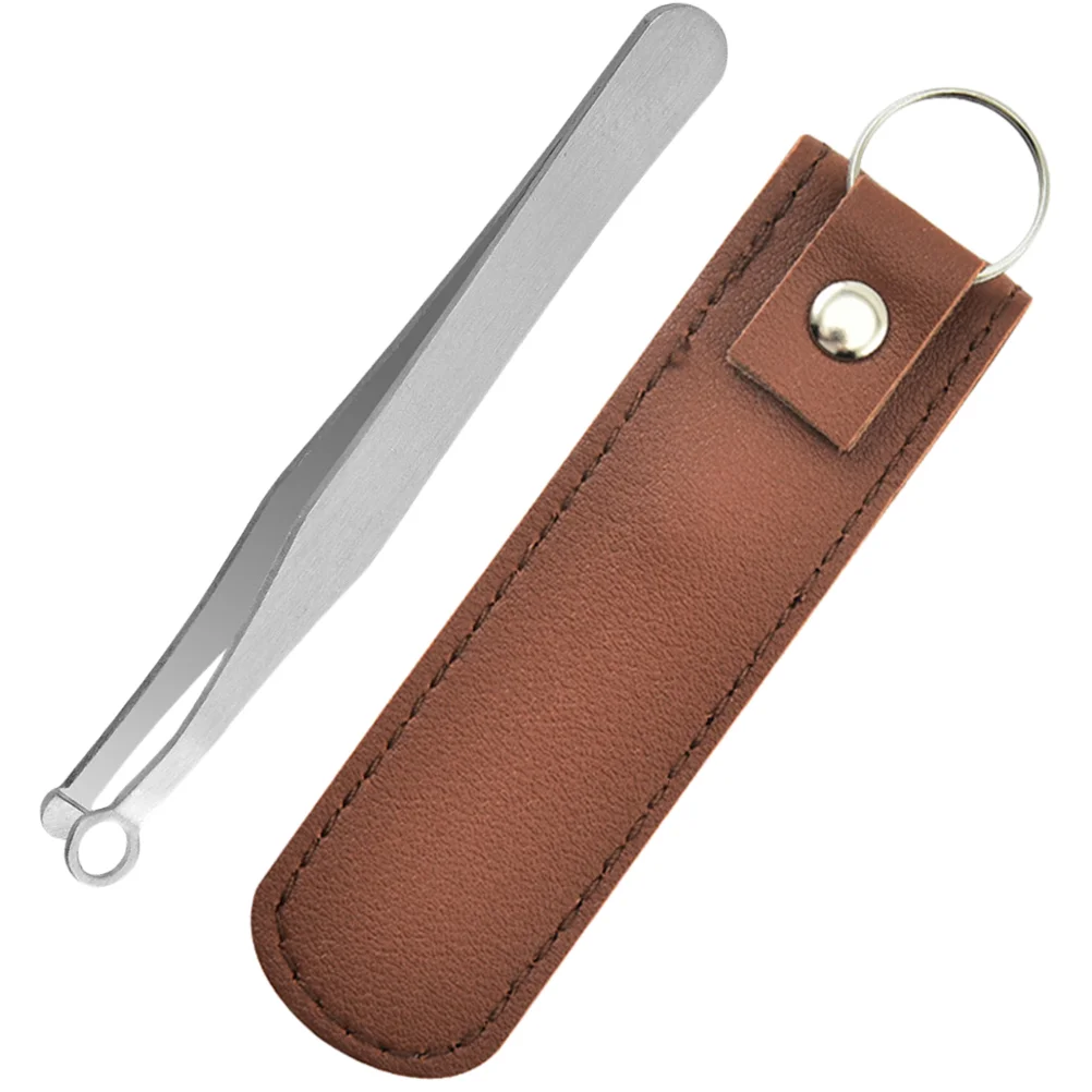 

Round Nose Hair Clip Men Trimmer For Beard Men Remover Removing Trimming Tweezers Stainless Steel Man Removers