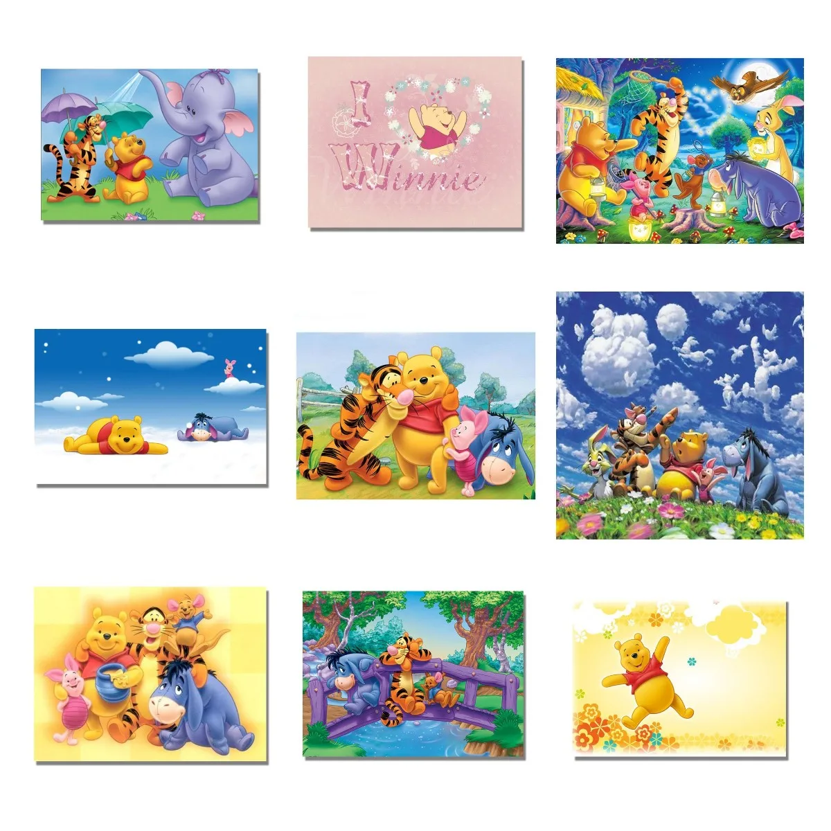 

5D Diy Disney Cartoon winnie pooh Diamond Painting Full Square/Round Drill Diamond Embroidery Crafts Home Decoration Gift