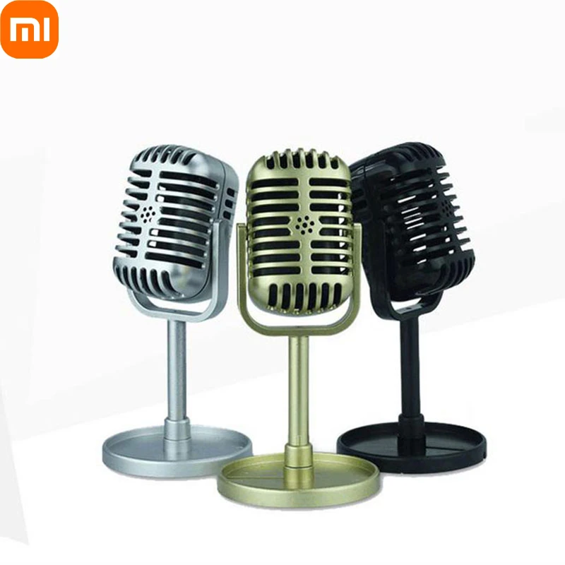 

Simulação Clássico Retro Dinâmico Microfone Vocal Estilo Do Vintage Mic Suporte Universal Para O Desempenho Ao Vivo Karaoke Sale