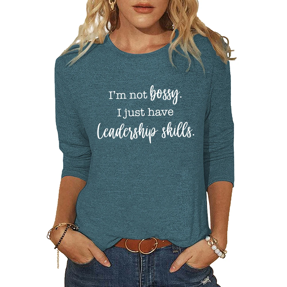 

Женский летний пуловер с буквенным принтом, верхняя одежда с длинными рукавами, свитер, женские топы с вырезом лодочкой, повседневная спорт...