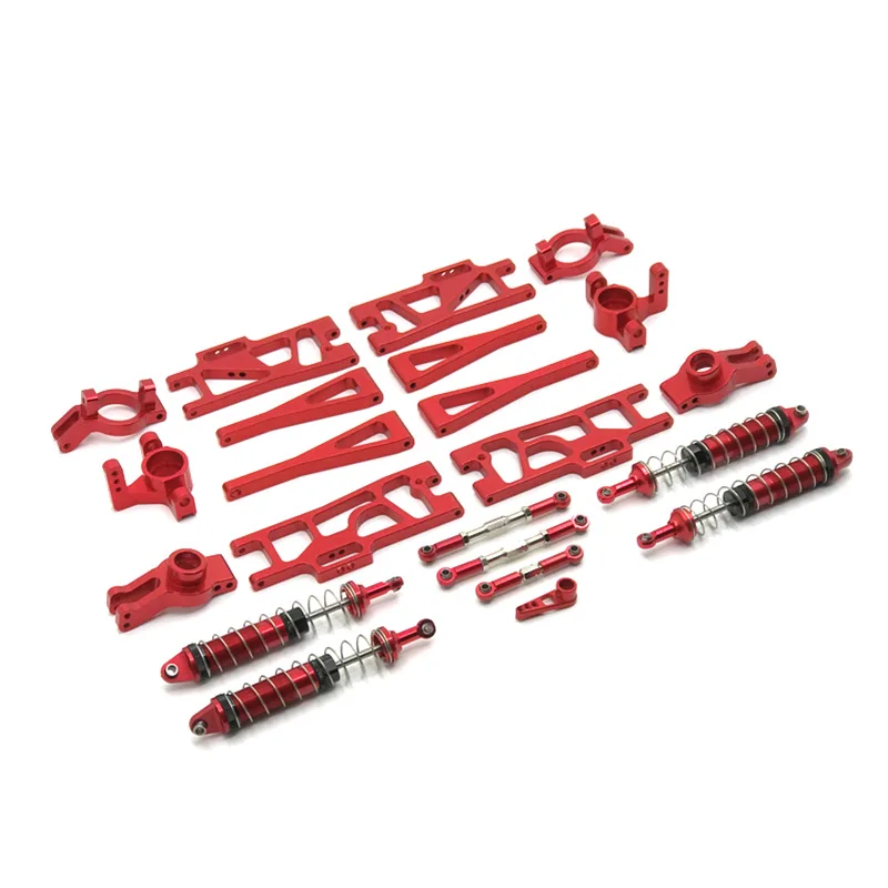 

WLtoys 104009 12402-A 12409 RC Car Spare Parts, Metal Upgrade & Modification Kits, Including Swing Arm, Steering Gear Arm, etc.