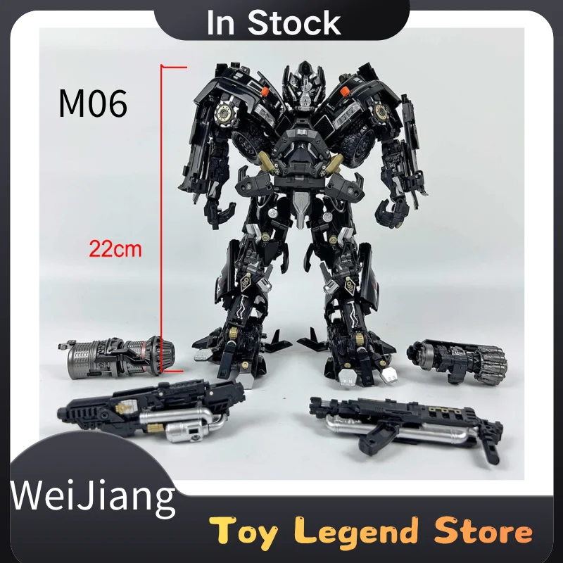 Фото В наличии: Трансформер Weijiang Black Apple Ironhide M06 M-06, игрушка-трансформер MPM06, увеличенная фигурка-трансформер, коллекционные подарки №1