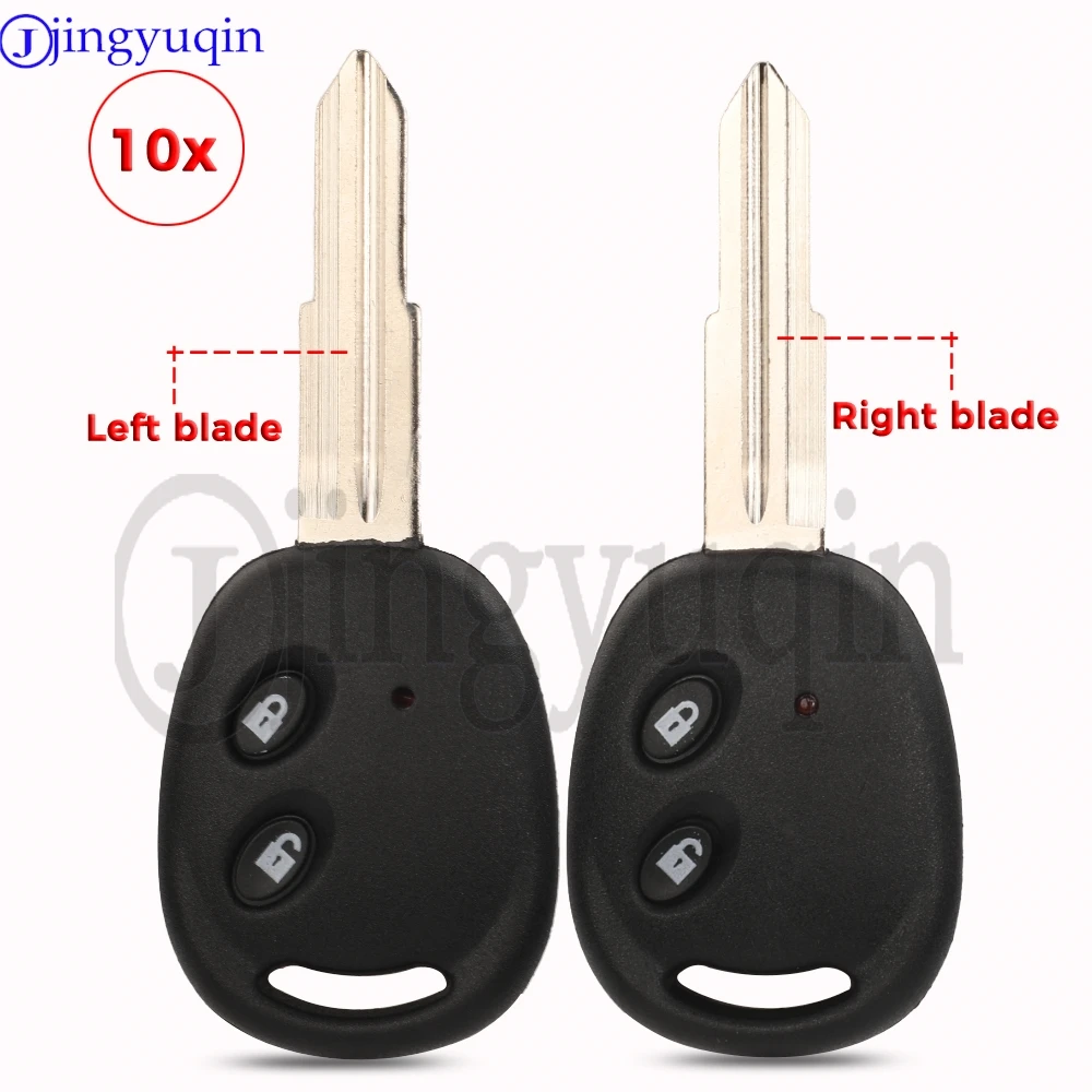 Jingyuqin 10 шт. модель Fob 2 кнопки для Chevrolet Spark Beat Sail Aveo kalos Barina Epica Lova замена