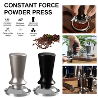 515358mm adjustable depth coffee tamper calibrated steady pressure espresso distributor stainless steel tamper barista tools
