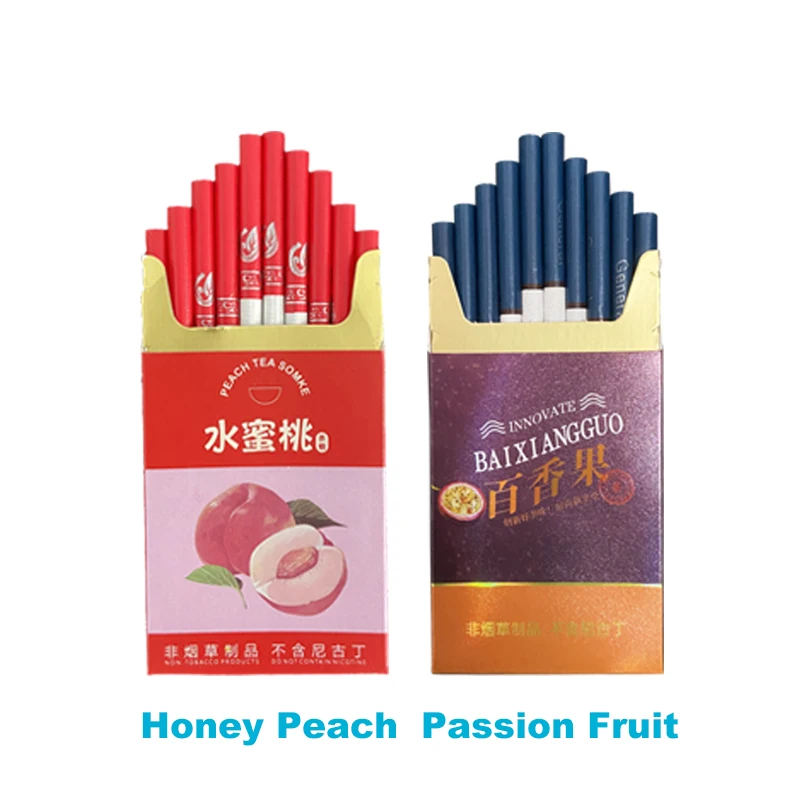 Ледяной Черничный мед персиковый чай сигареты травяные Мятные здоровый без