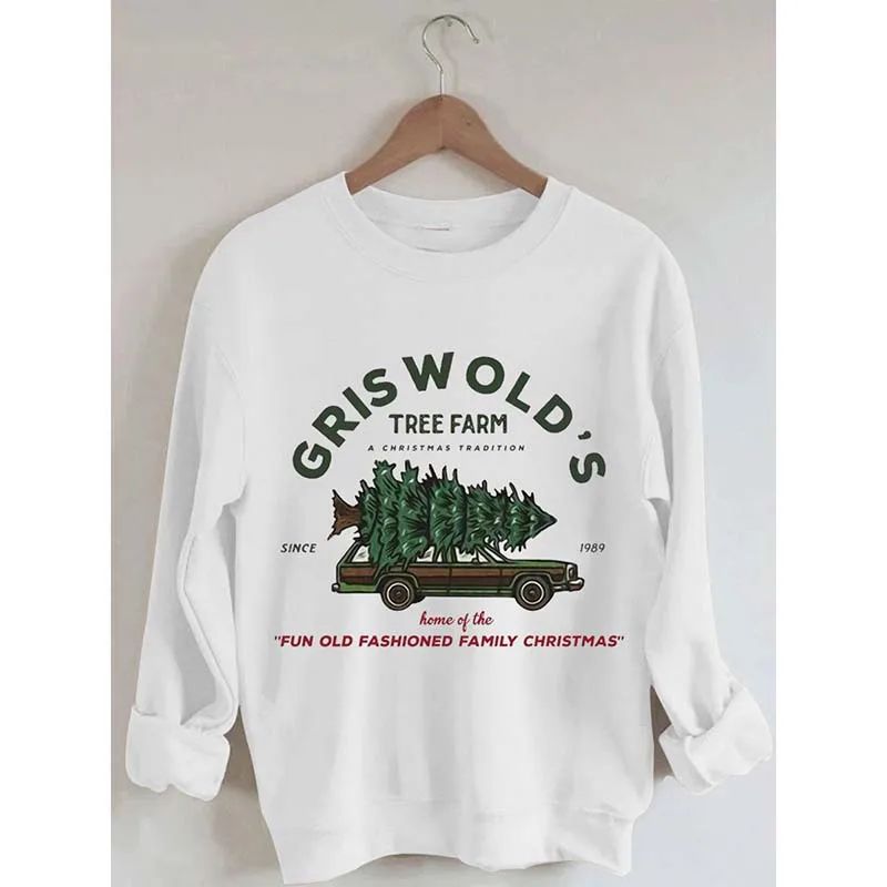 

Rheaclot, винтажный Рождественский Женский хлопковый свитшот с длинным рукавом