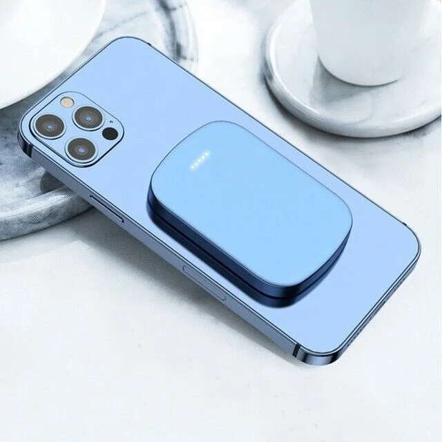 

Ultra Thin Magnetic Charger 5000mAh Power Bank For iPhone Samsung Huwaii