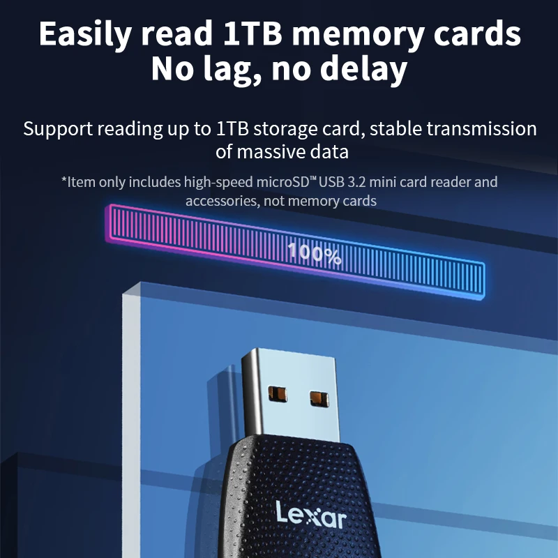 Устройство для чтения карт Micro SD Lexar 170 Мб/с USB 3 2 |
