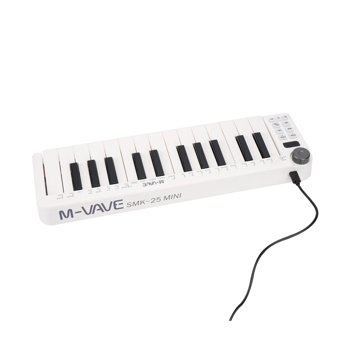 

M-Vave 25-Key Midi Keyboard Mini USB Midi Controller Portable Arranger Keyboard Rgb Pad Keyboard