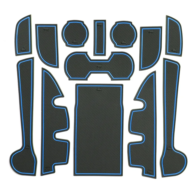 

Автомобильный противоскользящий коврик со слотом для ворот для TOYOTA CAMRY 2014-2016, силиконовая нескользящая накладка для внутренней двери, декоративные аксессуары