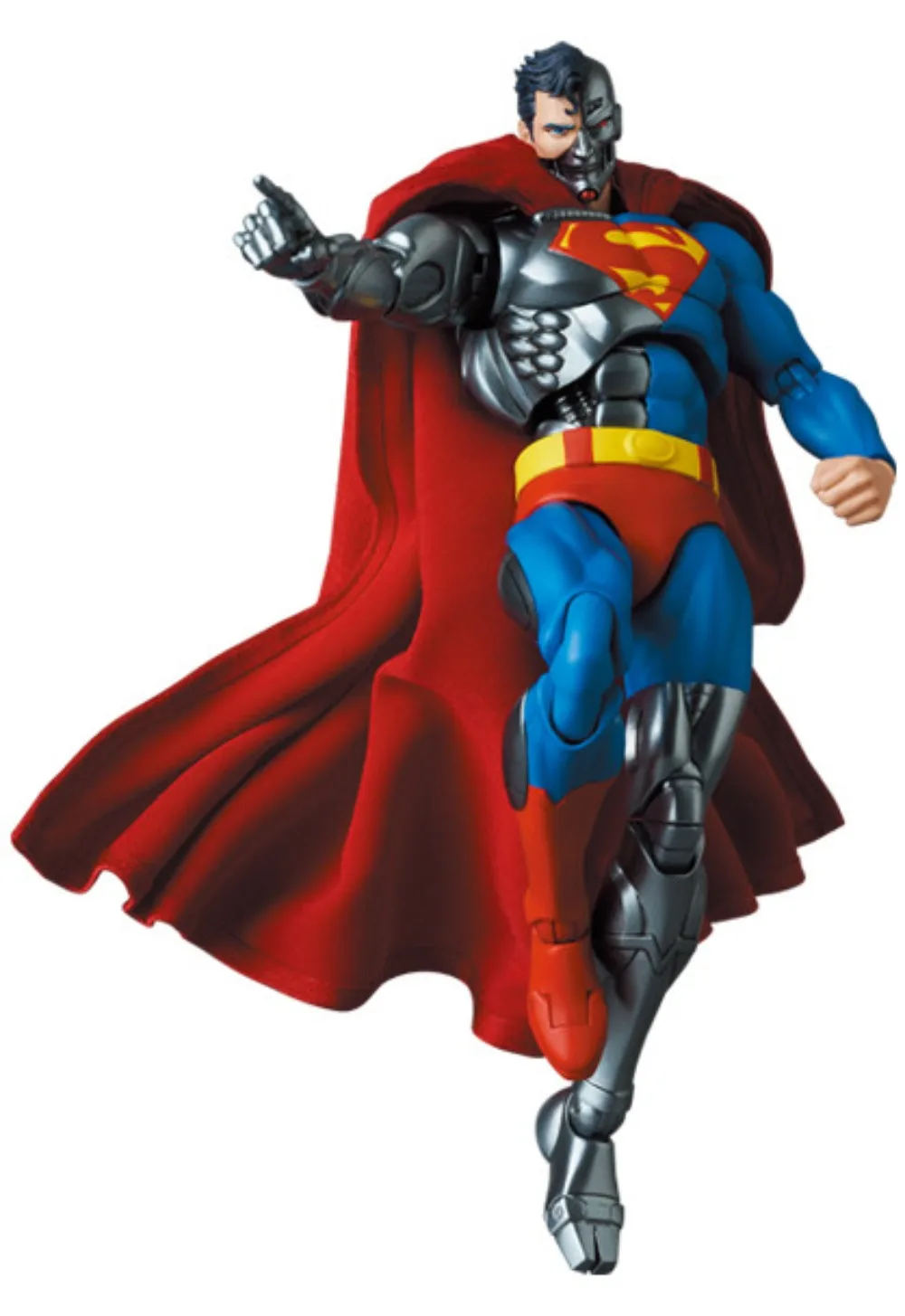 Фото 【JM】100% Оригинальная коллекционная фигурка Medicom Toy Mafex (№164) Супермен-Киборг: Возвращение Супермена, в наличии №4