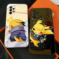 cartoon pikachu phone case for samsung galaxy s20 s20 fe s20 lite s20 ulitra s21 s21 fe s21 plus s21 ultra funda silicone cover