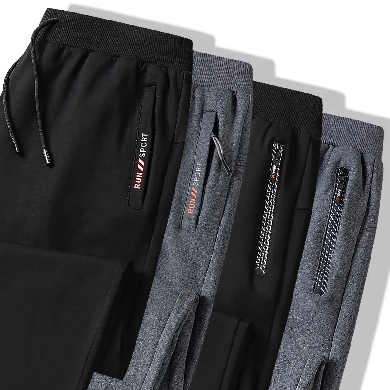Spring  Autumn New Men's Sports Pants Cotton Straight Large Size Running Sports Casual Pants Men's Sweatpants Jogging Sporting