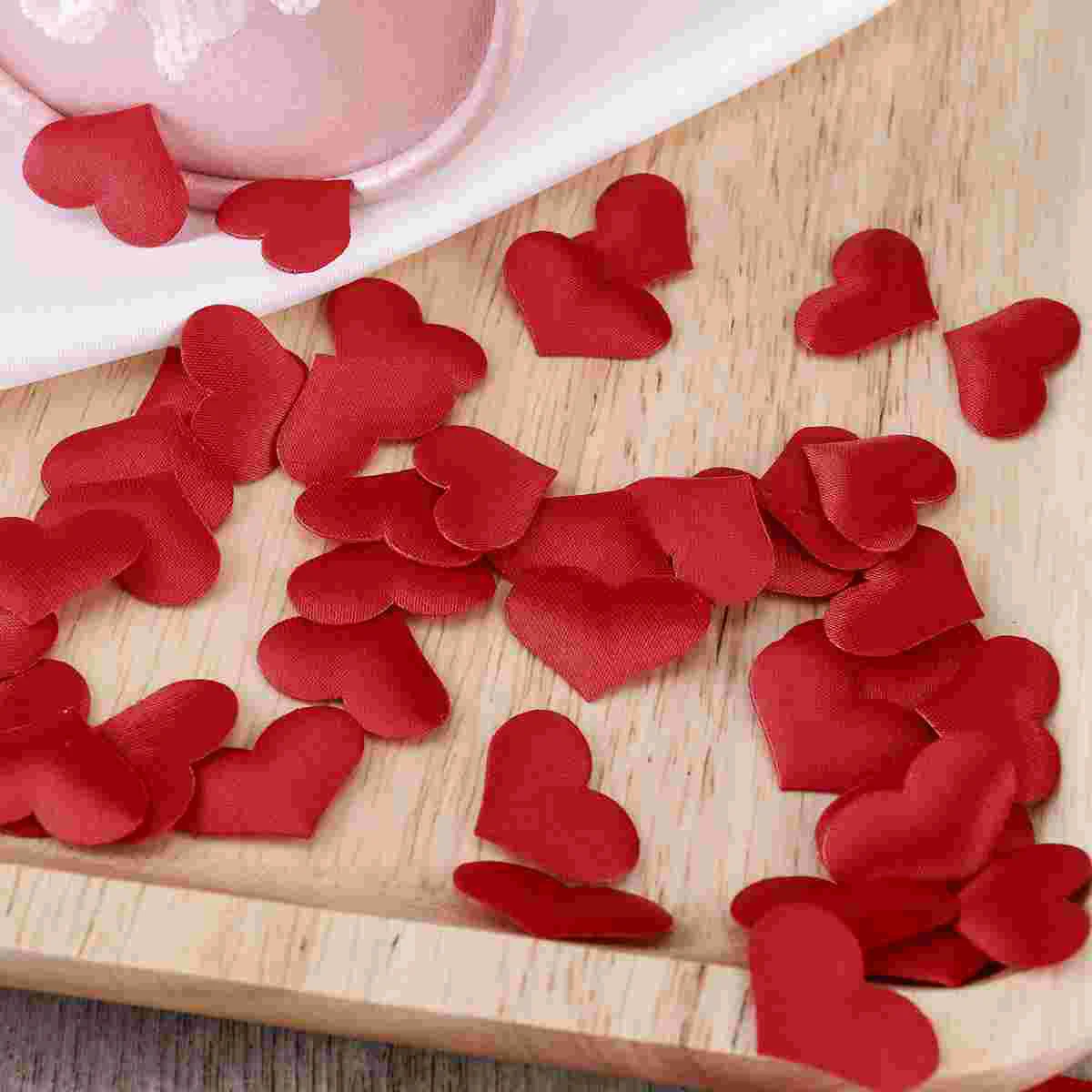100 шт. разноцветные романтические сердечки вырезки из бумаги стол бросание