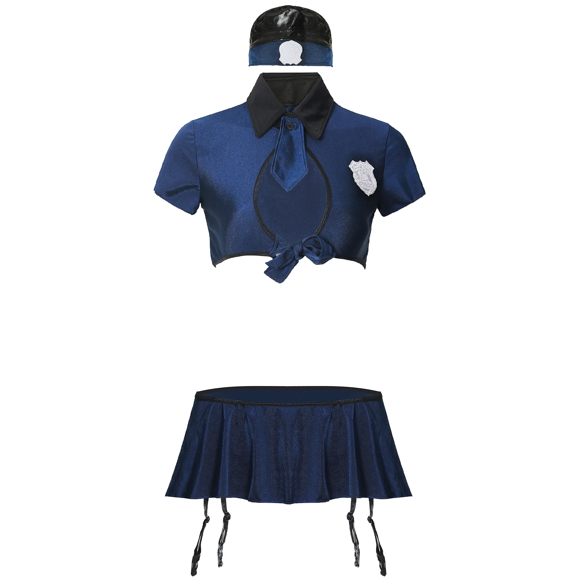 Сексуальная женская униформа женский сексуальный Экзотический Костюм копа