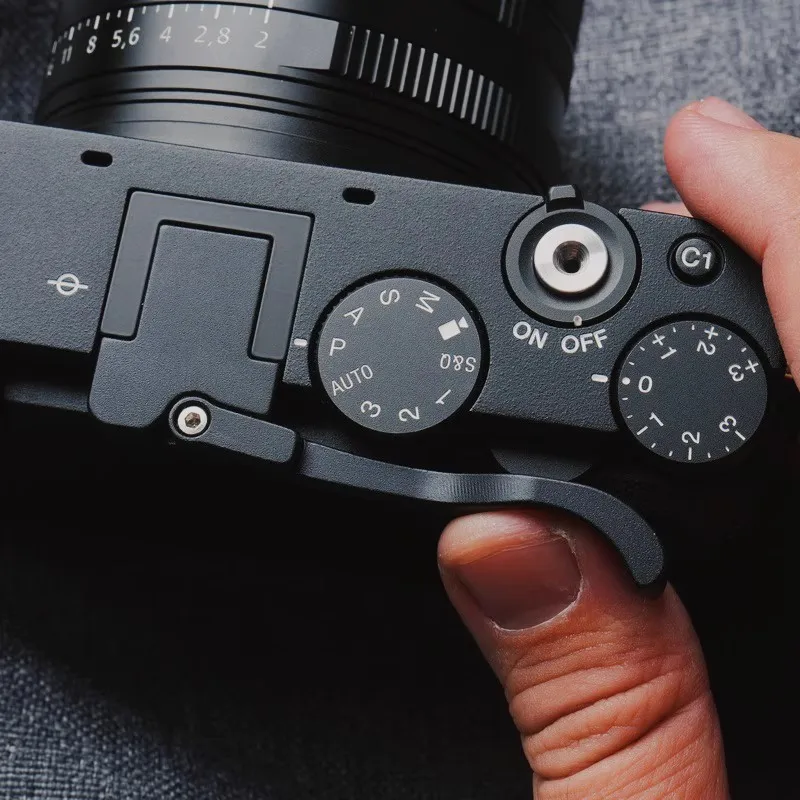 Фото Для камеры SONY RX1RIII RX1RM3 rx1r3, металлический флип с горячим башмаком, ручная ручка для камеры, складная подставка для большого пальца, аксессуар для пальца №1