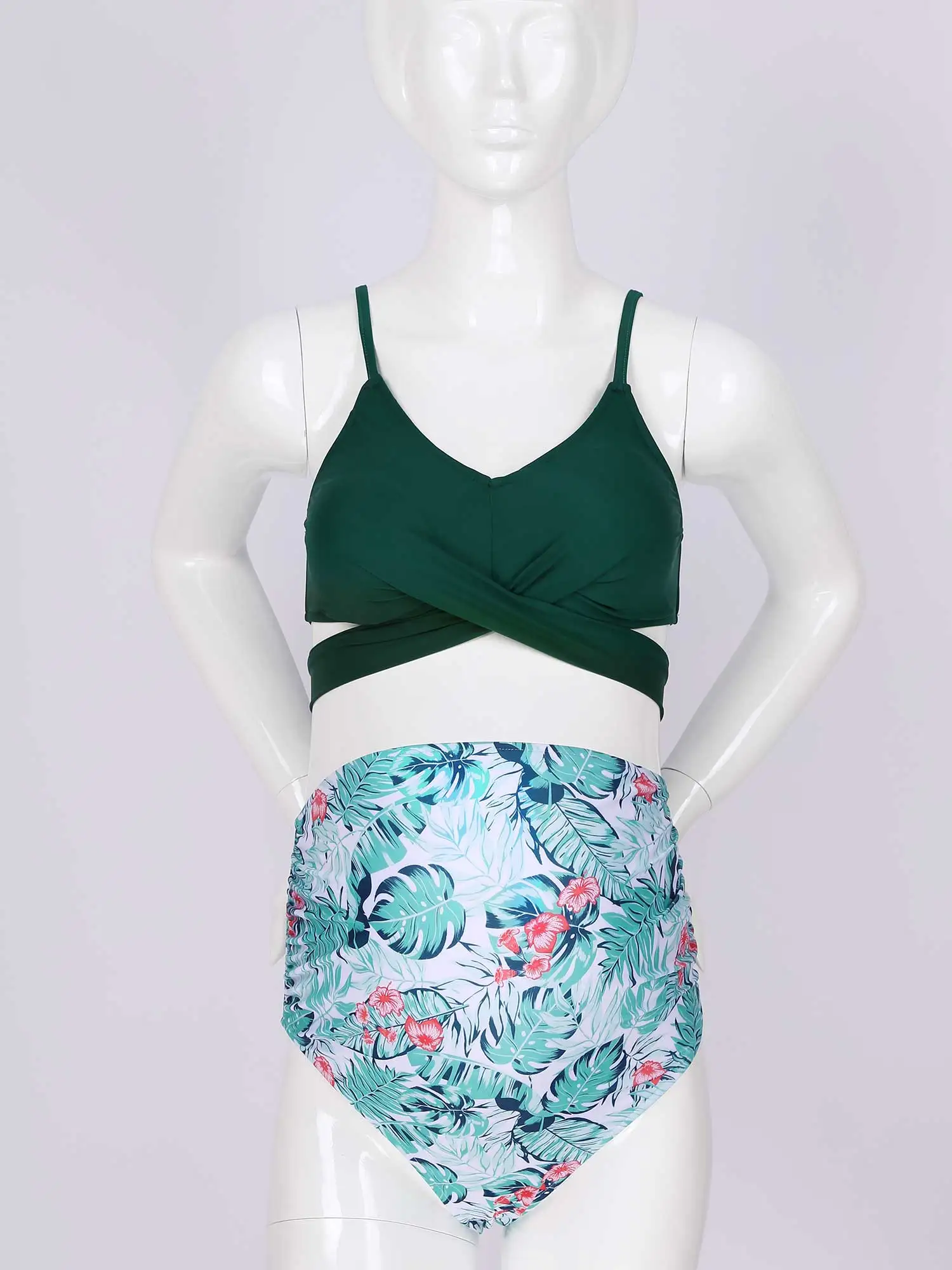 Женский купальник для беременных съемные накладки бюстгальтеры на бретельках с