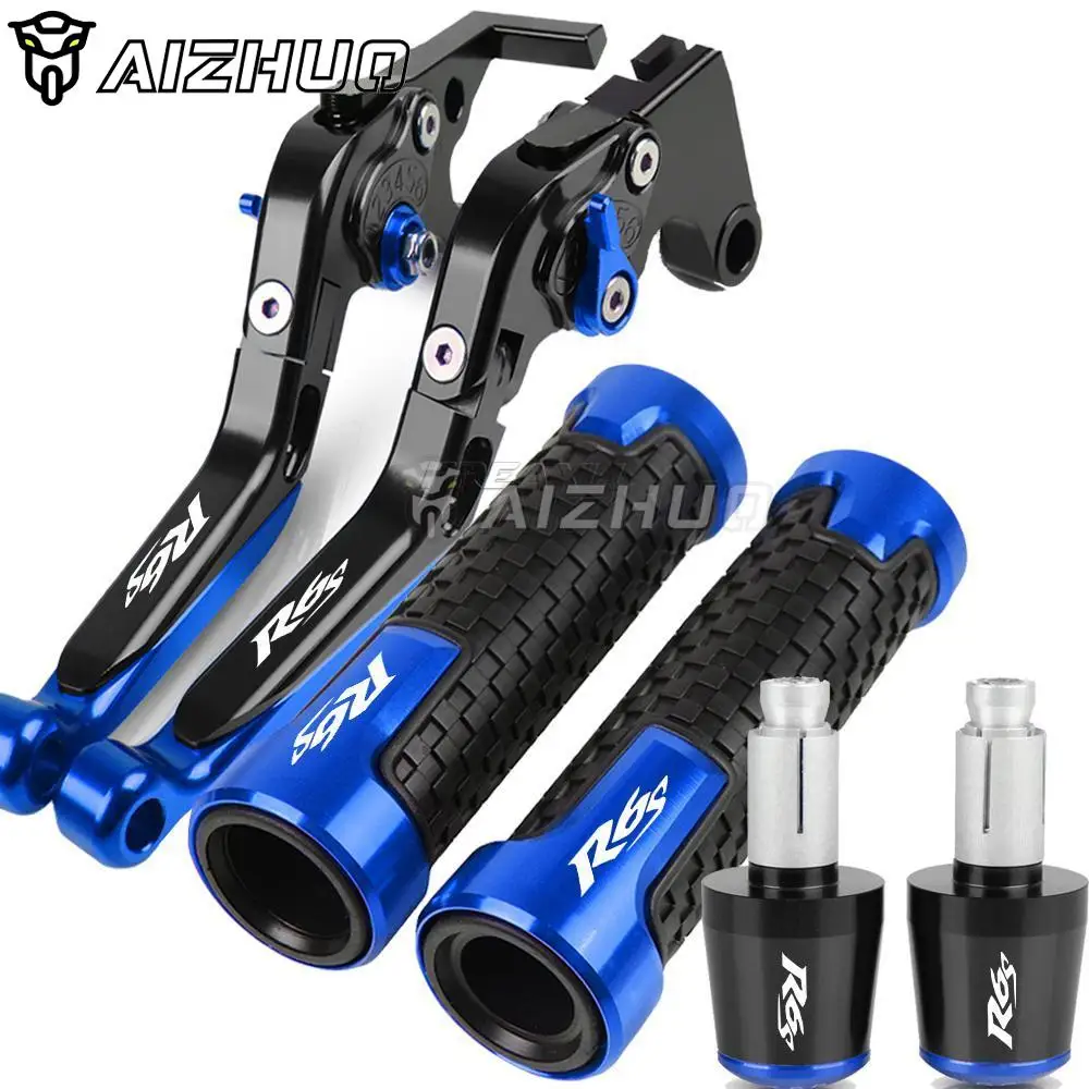 

7/8"22mm Foldable Lever For YAMAHA R6S 2006 2007 2008 2009 Motorcycle Adjustable Brake Clutch Levers Handle Grips Handlebar