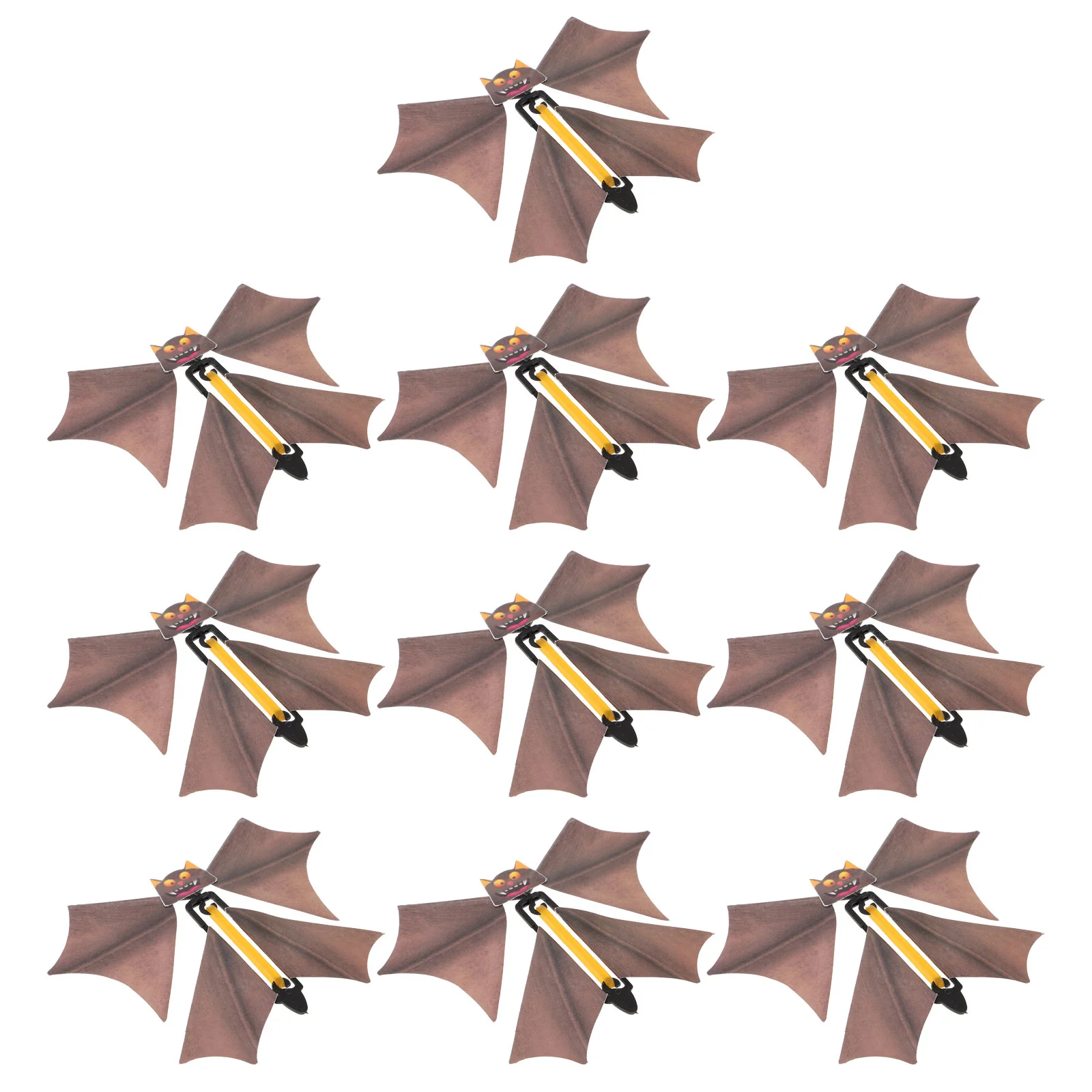 

10 Pcs Kids Playset Stage Shown Bat Toy Propfor Halloween Tricky Props Flight Child