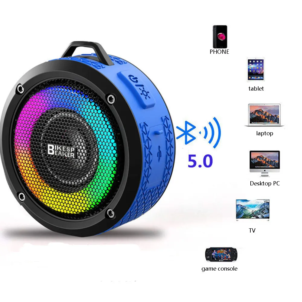 

Portable Bluetooth Speaker Audio Rechargeable Wireless Connection Outdoor Sports Stereo Mobile Phone Universal Support Tf Card