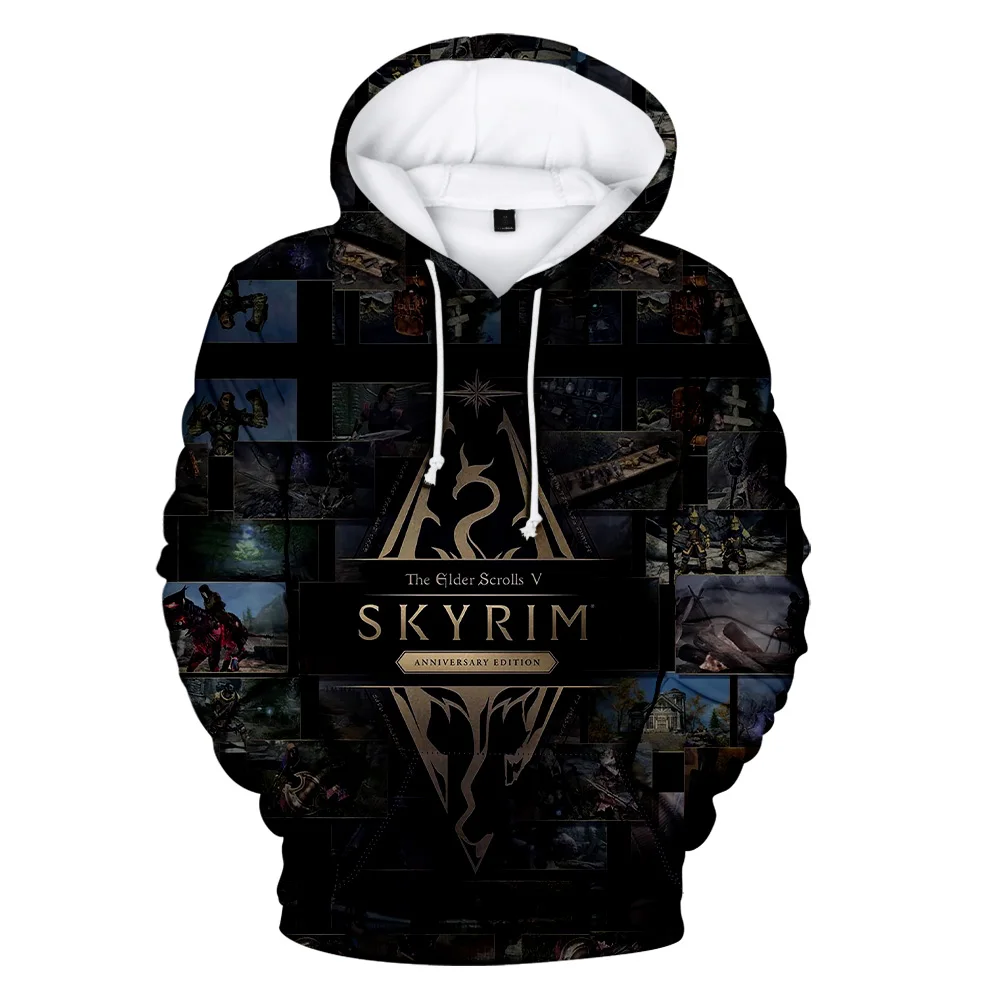 

The Elder Scrolls V Merch Hoodies For Men/Women Street Style Fashion Sweatshirt Long Sleeve Hoodies