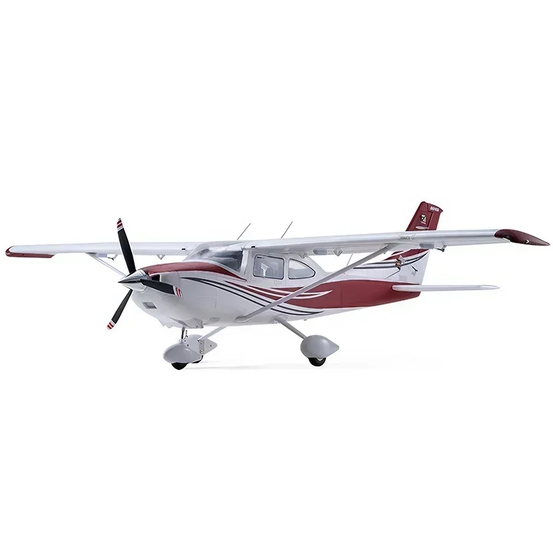 Фото Радиоуправляемый тренировочный самолет FMS Cessna 182 1500 мм (PNP) для начинающих, для обучения полетам и аэрофотосъемки, с предустановленным цифровым сервоприводом H №2