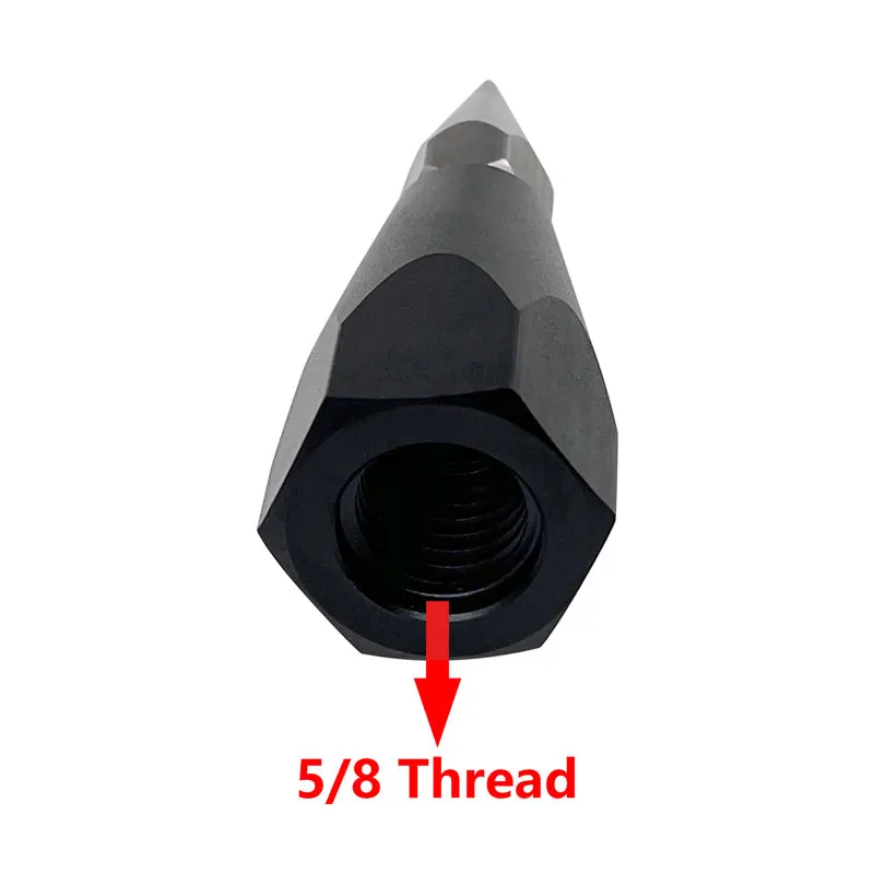 

1PC High Quality Mini Pole Point Tip For Mini 5/8 Thread Stainless Steel AdirPro Lightweight Sharp Prisms Pole