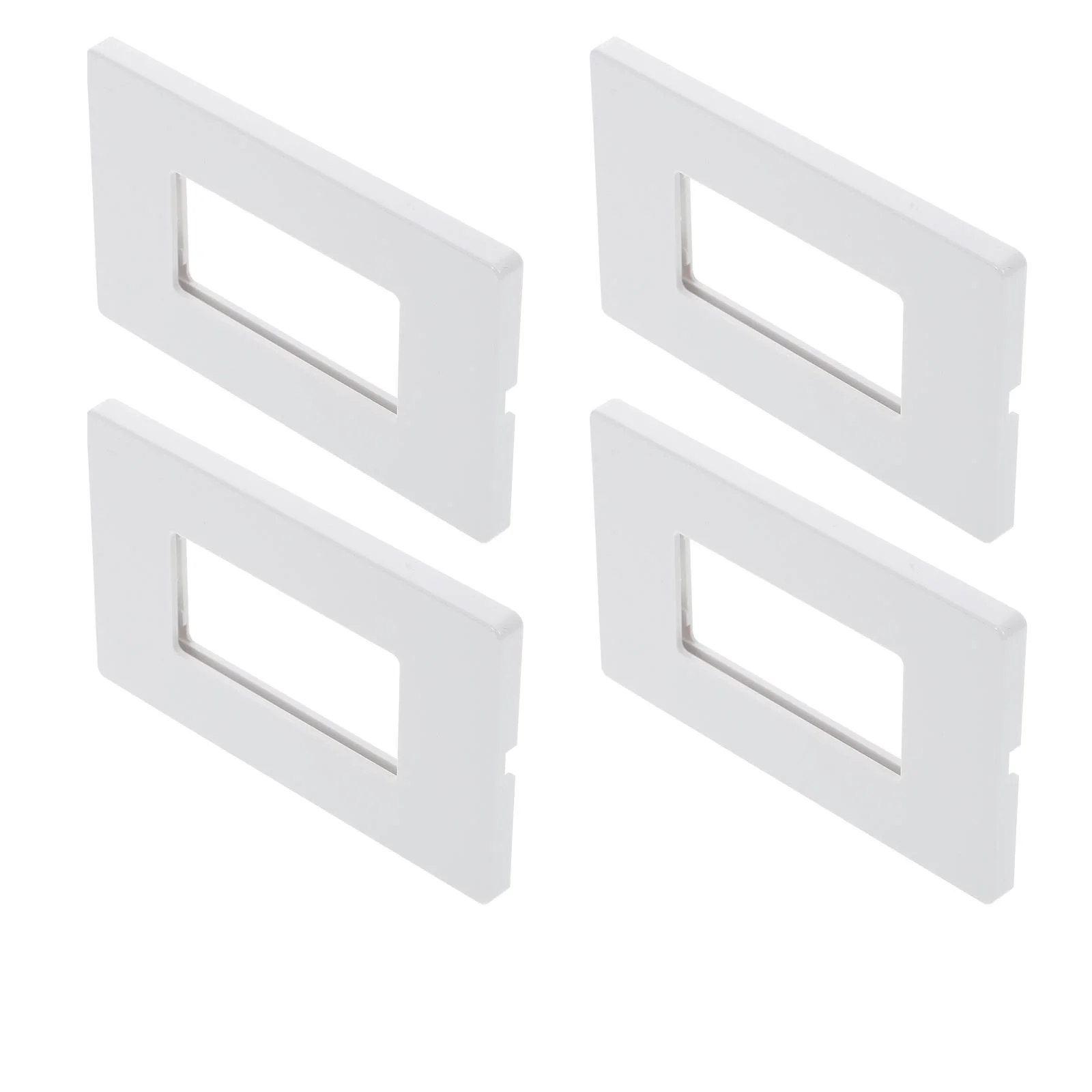 

4pcs US Standard Switch Wall Plate 1- Gang Electrical Outlet Cover Wall Plate Replacement Faceplates Covers