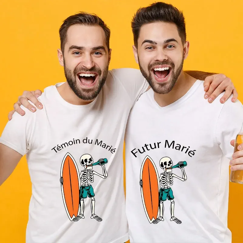 EVG команда будущего Команда жениха отряд Топ Скелет питьевой пива модная