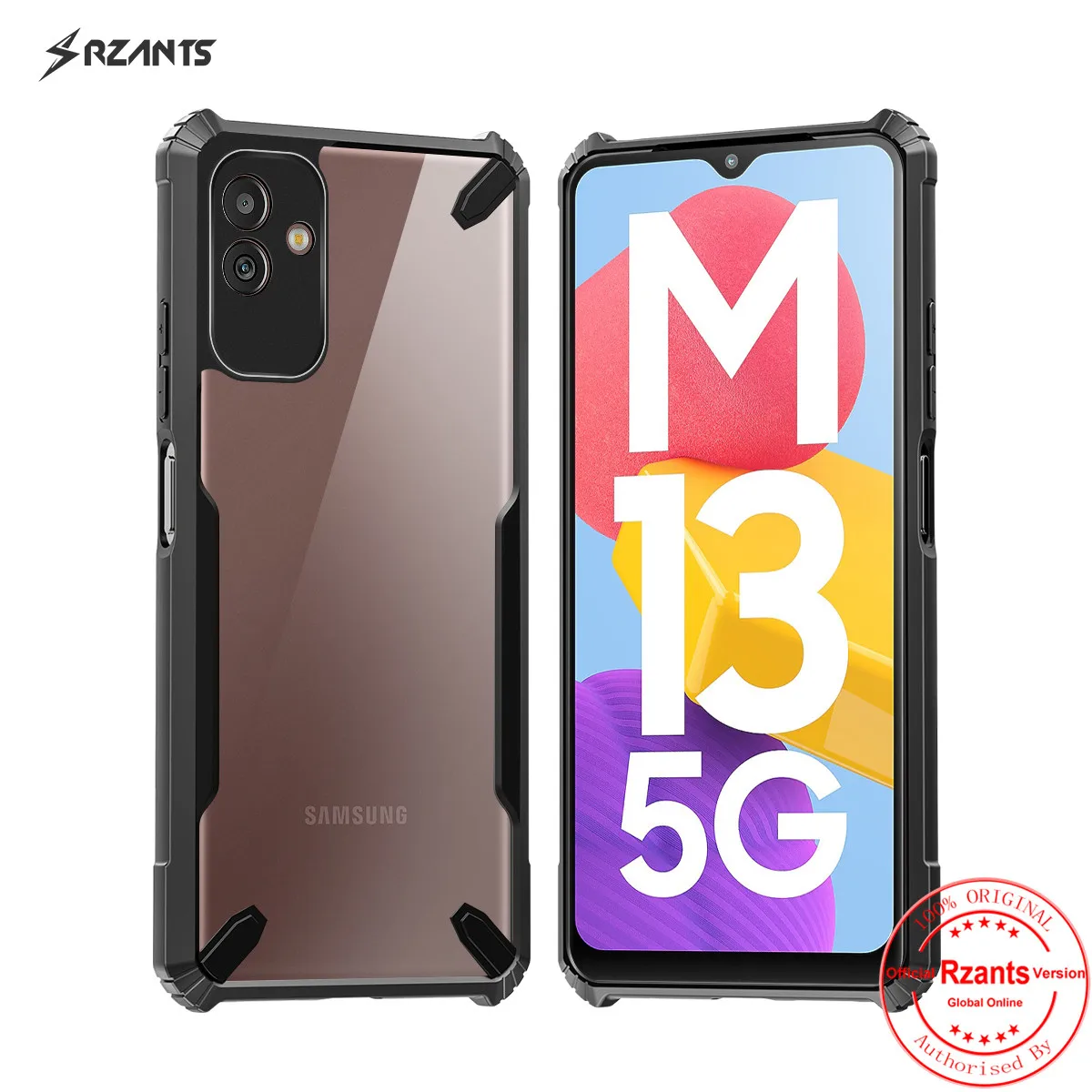 

Чехол Rzants для Samsung Galaxy M13 5G A04 4G, прозрачный Чехол [Bull], тонкий чехол Conor, прозрачный корпус, Защита камеры, тонкий Чехол