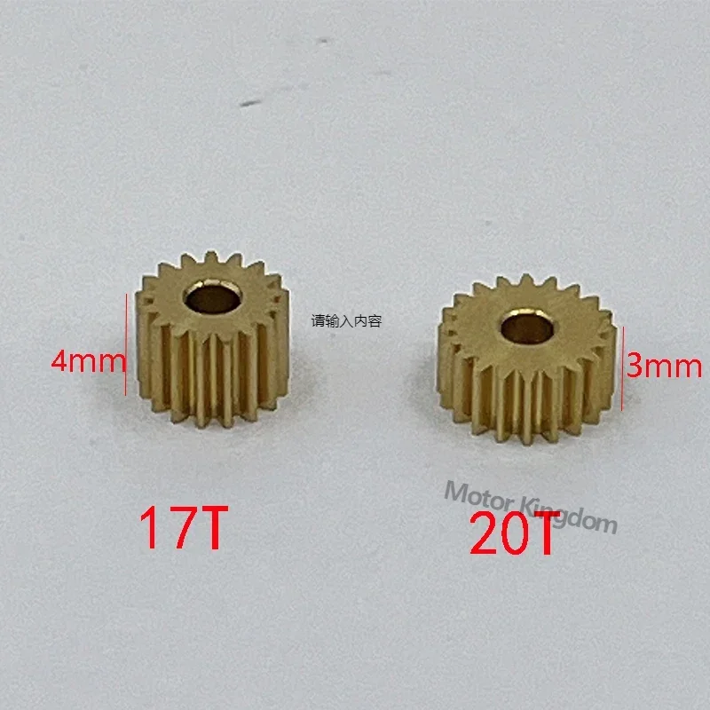 

Медная шестерня 0,3 модуля 15/17/20 зубов