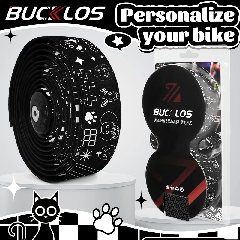 BUCKLOS ленты для шоссейного велосипеда амортизирующие велосипедного руля