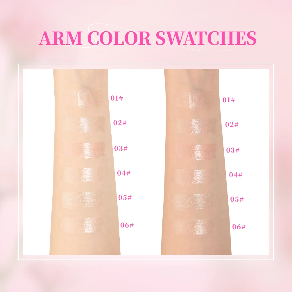 Блестящее масло для губ QIBEST увлажняющий прозрачный стеклянный блеск снятие